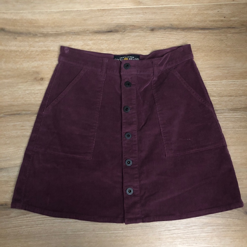 ⭐️Lucky Brand Corduroy Skirt💫